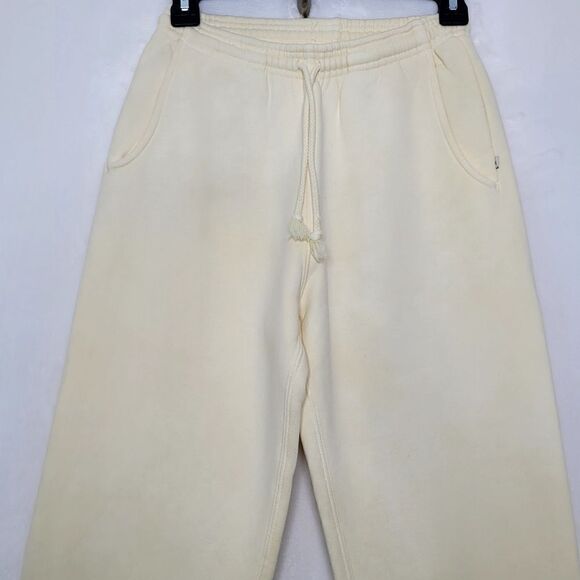 Mad Happy Pastel Yellow Joggers Size XS - Picture 2 of 7